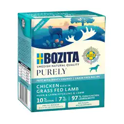 Zooplus 20% korting! Bozita Purely natvoer voor honden 370 g. - met lam 6 x 370 g aanbieding