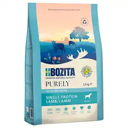 Zooplus 25% korting! Bozita Purely droogvoer voor honden 2,5kg - 2,5 kg Adult Lam aanbieding