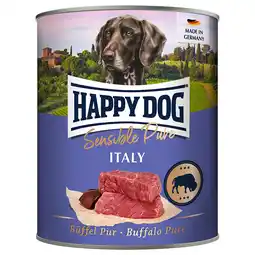 Zooplus 6x800g Puur Buffel Puur Happy Dog Hondenvoer aanbieding