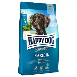 Zooplus Happy Dog Supreme Sensible Caribbean - Diepzeevis - Dubbelpak 2 x 11 kg aanbieding
