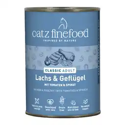 Zooplus catz finefood Voordeelpakket 12 x 400 g Kattenvoer - Haring & Garnalen aanbieding