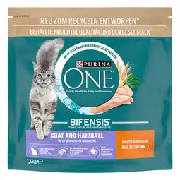 Zooplus 1,4kg Vacht & Haarbal Purina ONE Kattenvoer aanbieding