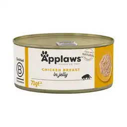 Zooplus 6x70g Kip in Gelei Applaws Kattenvoer aanbieding