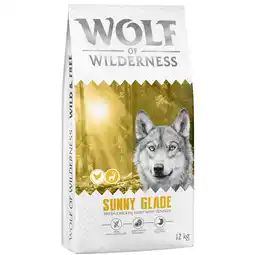 Zooplus Wolf of Wilderness Adult Sunny Glade Venison - graanvrij - Dubbelpak: 2 x 12 kg Nieuwe Receptuur aanbieding