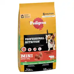Zooplus Pedigree Professional Nutrition Mini Adult met rund & groenten - 12 kg aanbieding