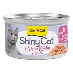 Zooplus GimCat ShinyCat Kattenvoer 6 x 70 g - Kip & Garnalen aanbieding
