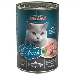 Zooplus Voordeelpakket Leonardo All Meat 24 x 400 g Kattenvoer - Rijk aan Zeevis aanbieding
