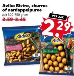 Coop Aviko Bistro, churros of aardappelpuree aanbieding