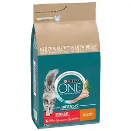 Zooplus 2x5,7kg Sterilcat met Kip Purina ONE Kattenvoer aanbieding
