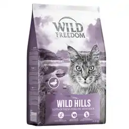 Zooplus Wild Freedom Adult Wild Hills met Eend Kattenvoer - 6,5 kg aanbieding