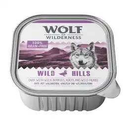 Zooplus 6x300g Adult Wild Hills eend Wolf of Wilderness Hondenvoer aanbieding