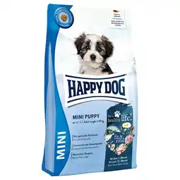 Zooplus Happy Dog fit & vital Mini Puppy - Dubbelpak: 2 x 4 kg aanbieding