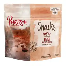 Zooplus 3x100g Rund & Kip Graanvrij Purizon Hondensnacks aanbieding
