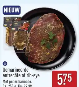 ALDI Gemarineerde entrecôte of rib-eye aanbieding