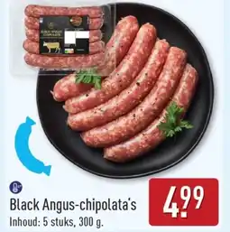 ALDI Black Angus-chipolata's aanbieding