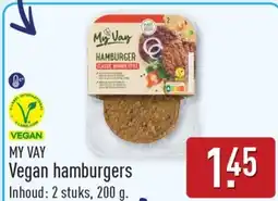 ALDI My Vay Vegan hamburgers aanbieding