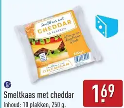 ALDI Smeltkaas met cheddar aanbieding