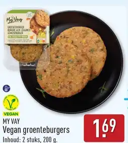 ALDI My vay Vegan groenteburgers aanbieding