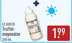 ALDI Le gusto truffel- mayonaise aanbieding