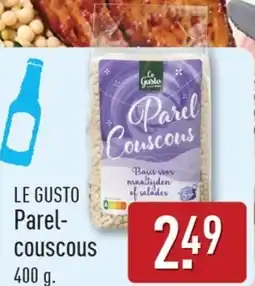 ALDI Le gusto parel- couscous aanbieding