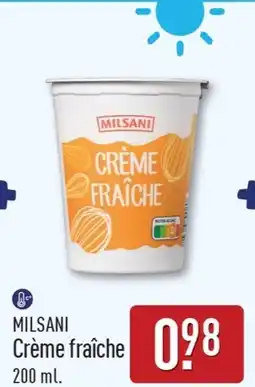 ALDI Milsani crème fraiche aanbieding
