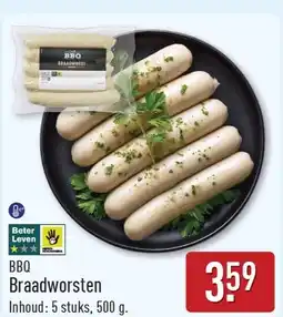 ALDI Bbq braadworsten aanbieding