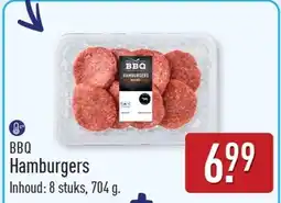 ALDI BBQ Hamburgers aanbieding