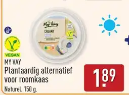 ALDI My vay plantaardig alternatief voor roomkaas aanbieding
