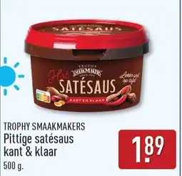 ALDI Trophy smaakmakers pittige satésaus kant & klaar aanbieding