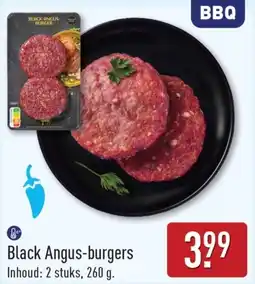 ALDI Black Angus-burgers aanbieding
