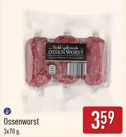 ALDI Ossenworst aanbieding