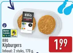 ALDI Bbq Kipburgers aanbieding