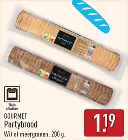 ALDI Gourmet Partybrood aanbieding
