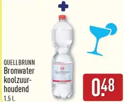 ALDI Quellbrunn bronwater koolzuur- houdend aanbieding