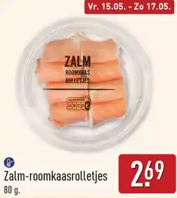 ALDI Zalm-roomkaasrolletjes aanbieding