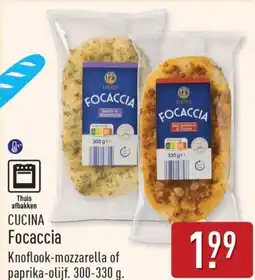 ALDI Cucina focaccia aanbieding