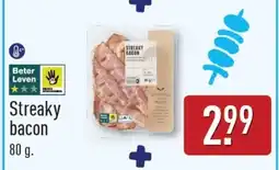 ALDI Streaky bacon aanbieding