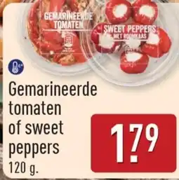 ALDI Gemarineerde tomaten of sweet peppers aanbieding
