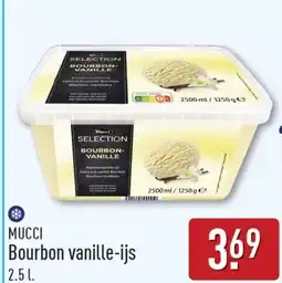 ALDI Mucci bourbon vanille-ijs aanbieding