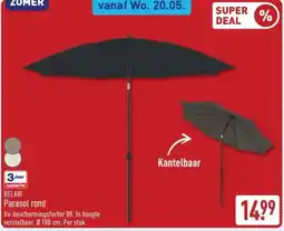 ALDI Belavi Parasol rond aanbieding