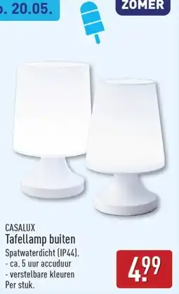 ALDI Casalux Tafellamp buiten aanbieding