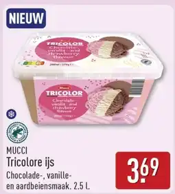 ALDI Mucci Tricolore ijs aanbieding