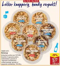 ALDI Trader joe's notencup aanbieding