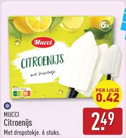 ALDI Mucci citroenijs aanbieding