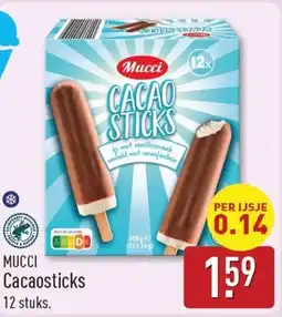 ALDI Mucci cacaosticks aanbieding