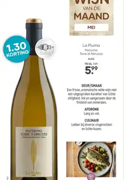 Mitra La Piuma Pecorino Terre di Abruzzo aanbieding