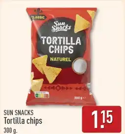 ALDI Sun snacks tortilla chips aanbieding