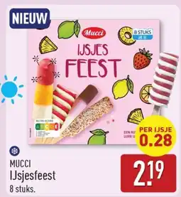 ALDI Mucci Isjesfeest aanbieding