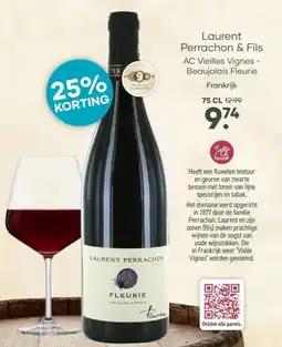 Mitra Laurent Perrachon & Fils AC Vieilles Vignes - Beaujolais Fleurie aanbieding