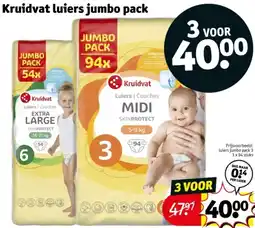 Kruidvat Kruidvat luiers jumbo pack aanbieding